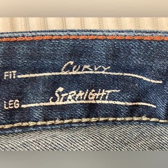 Eddie Bauer Jeans Women’s 8 Blue Denim Curvy Straight Leg Casual Classic - Picture 8 of 12